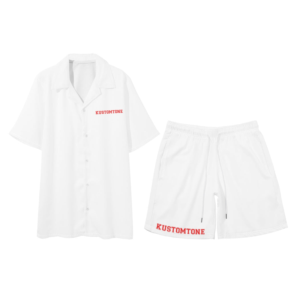 Mens KustomTone Short Sleeve Shirt and Shorts Set