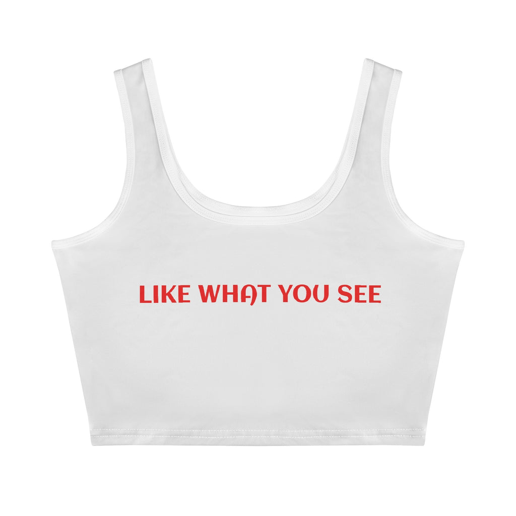 Womens Fantasyr Sleeveless Stretch Crop Tank Top Shirts
