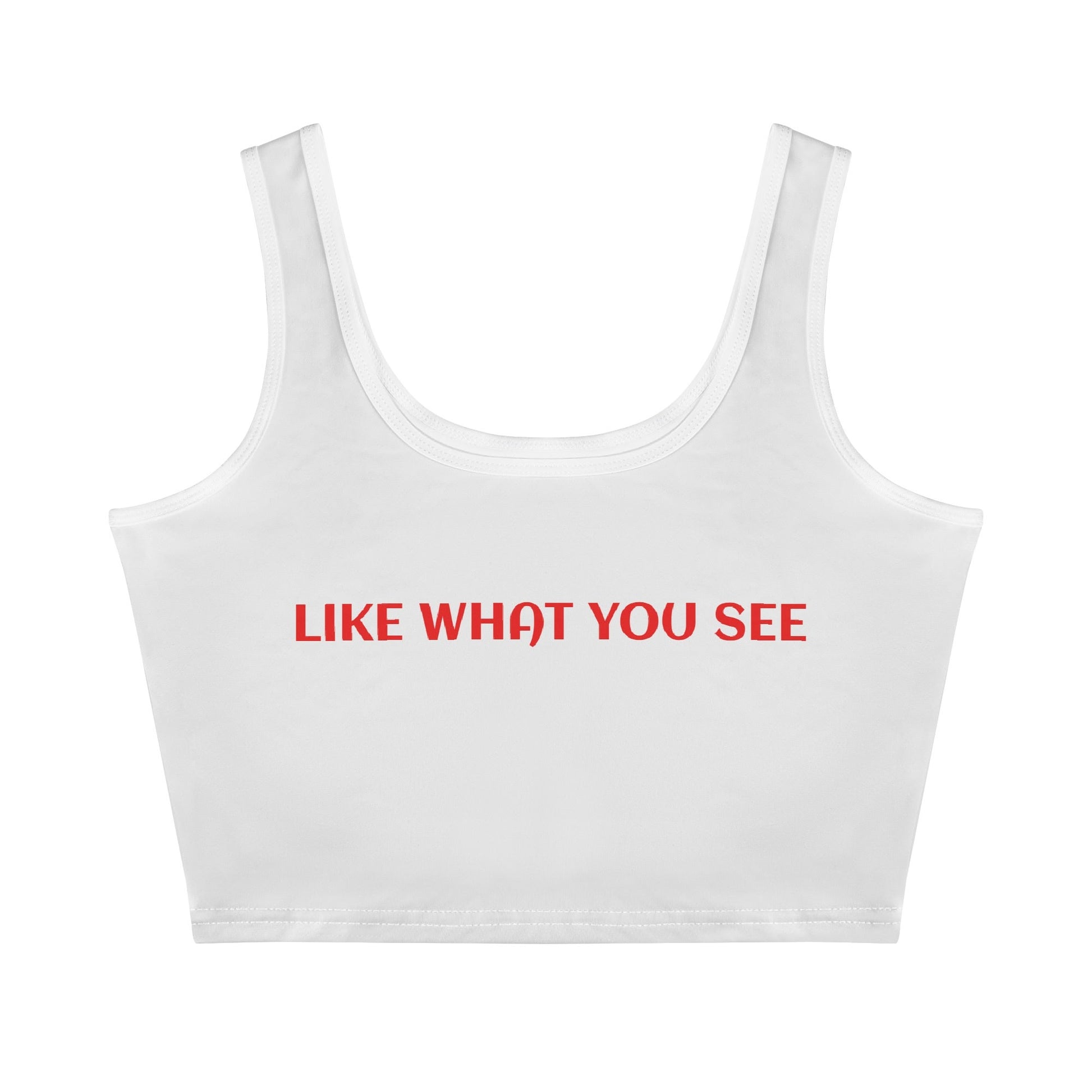 Womens Fantasyr Sleeveless Stretch Crop Tank Top Shirts