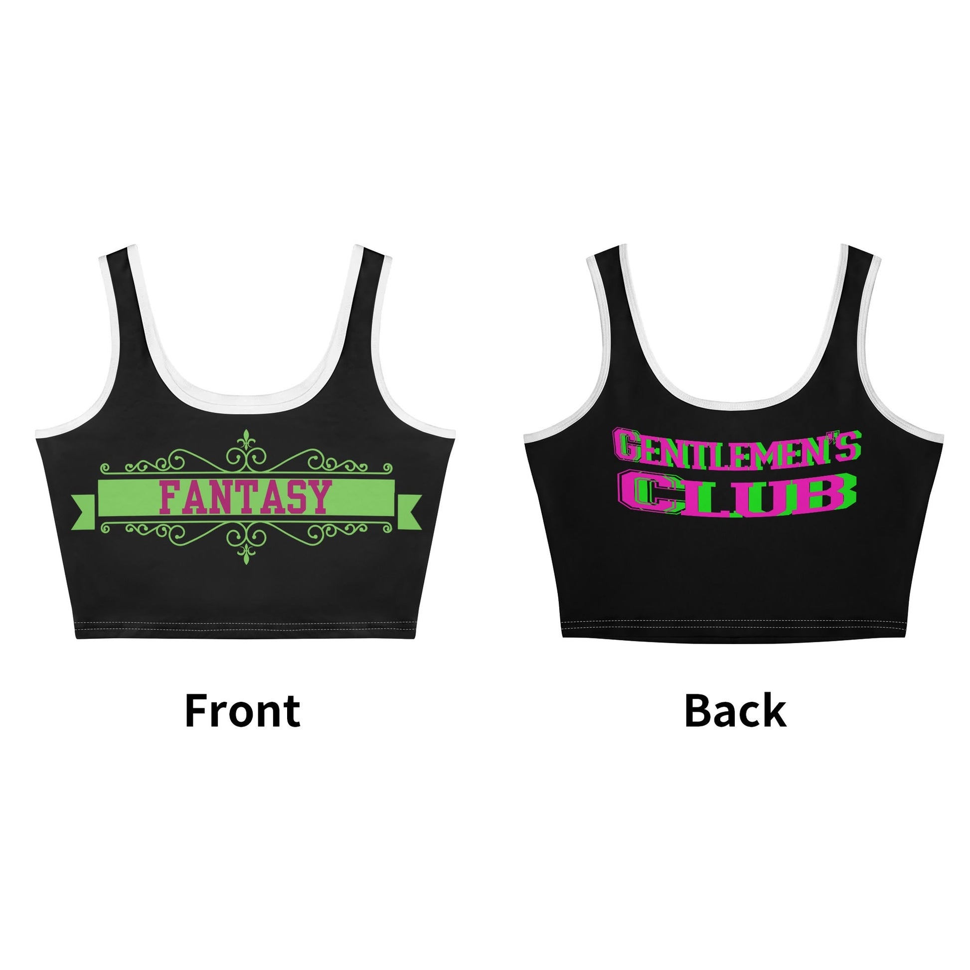 Fantasy Womens Crop Tank Top