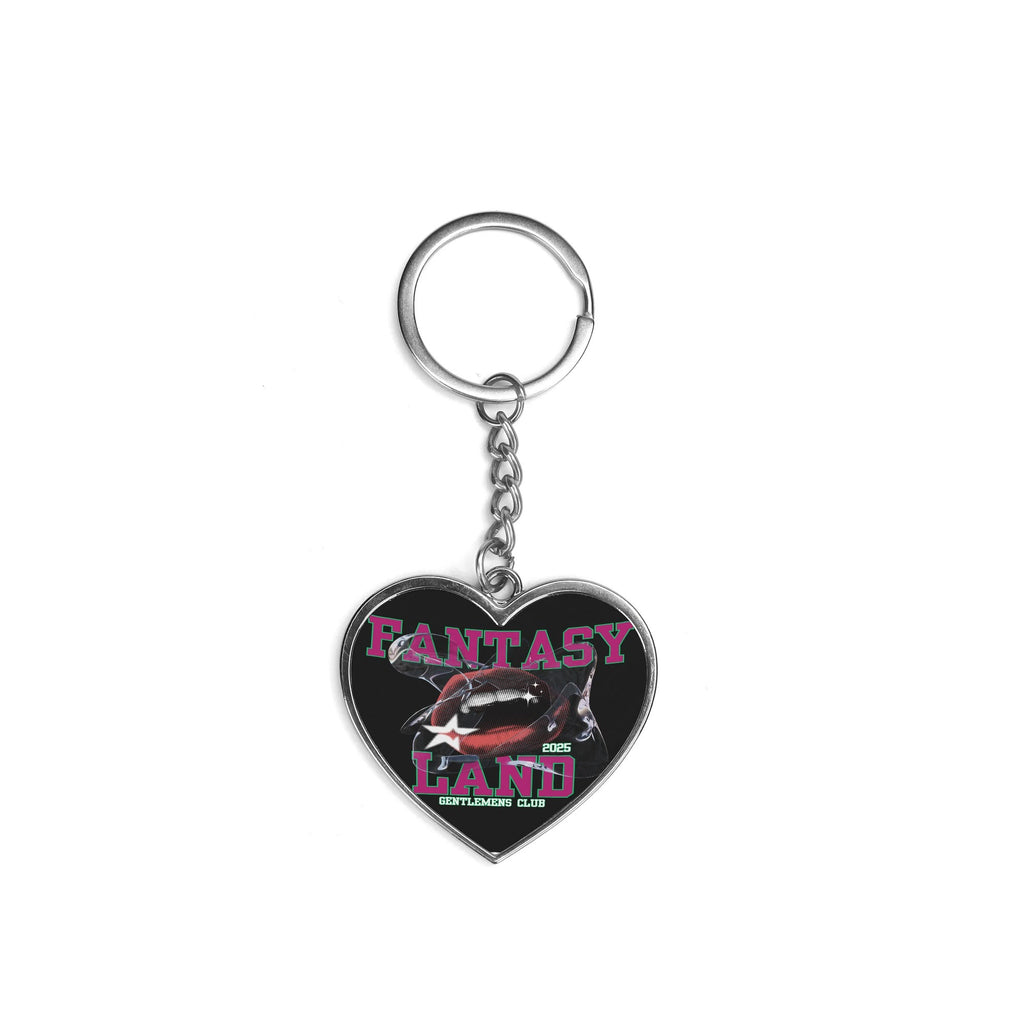 Double-Sided Fantasy Heart Shape Keychain