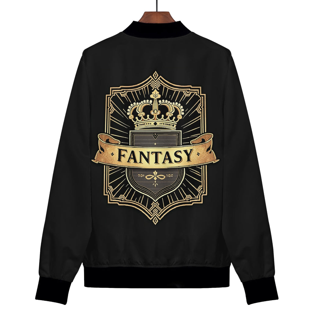 Premium Quality Fantasy Themed Bomber Jacket - Versatile All-Season Coat for Men and Women - Fashionable Gift Idea