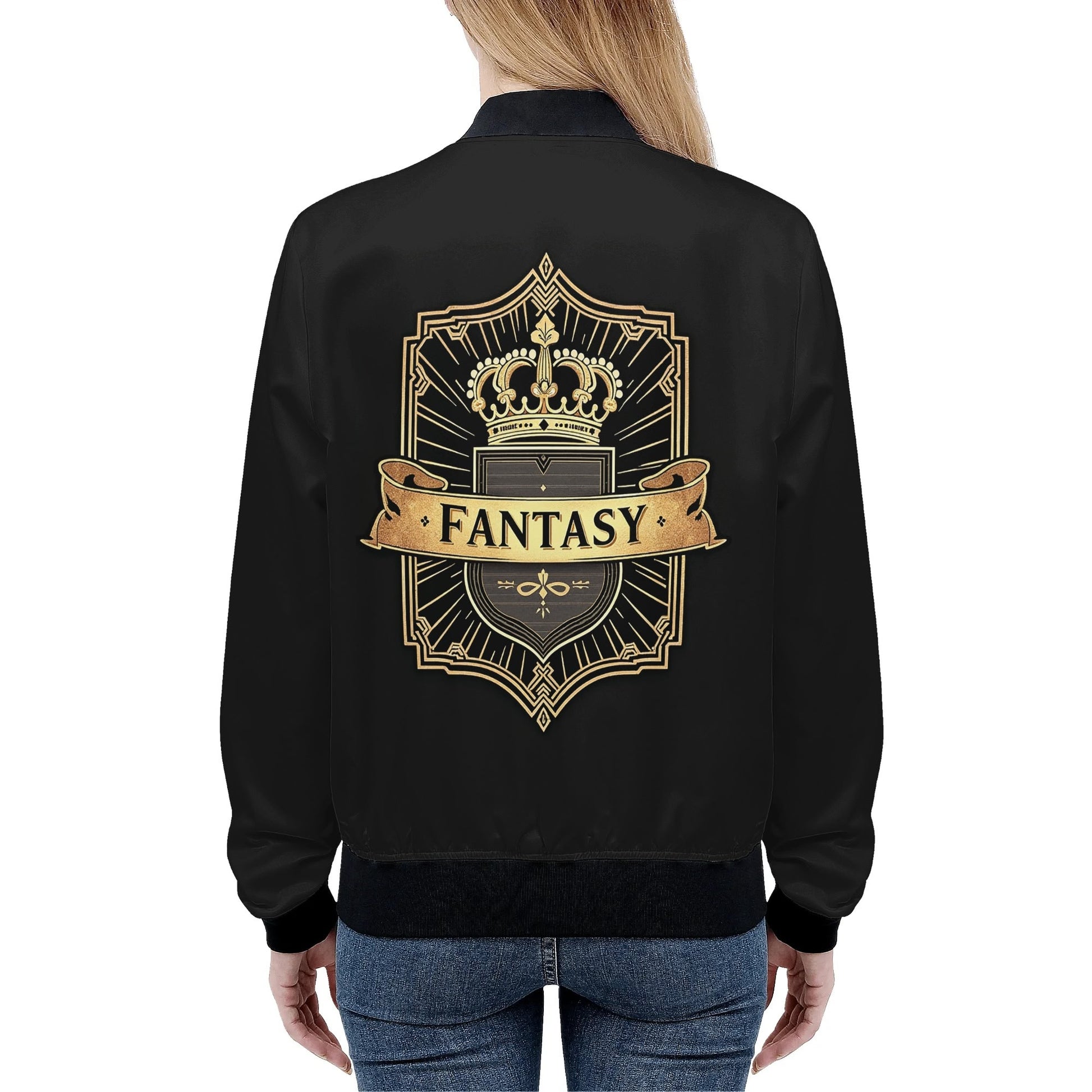 Premium Quality Fantasy Themed Bomber Jacket - Versatile All-Season Coat for Men and Women - Fashionable Gift Idea