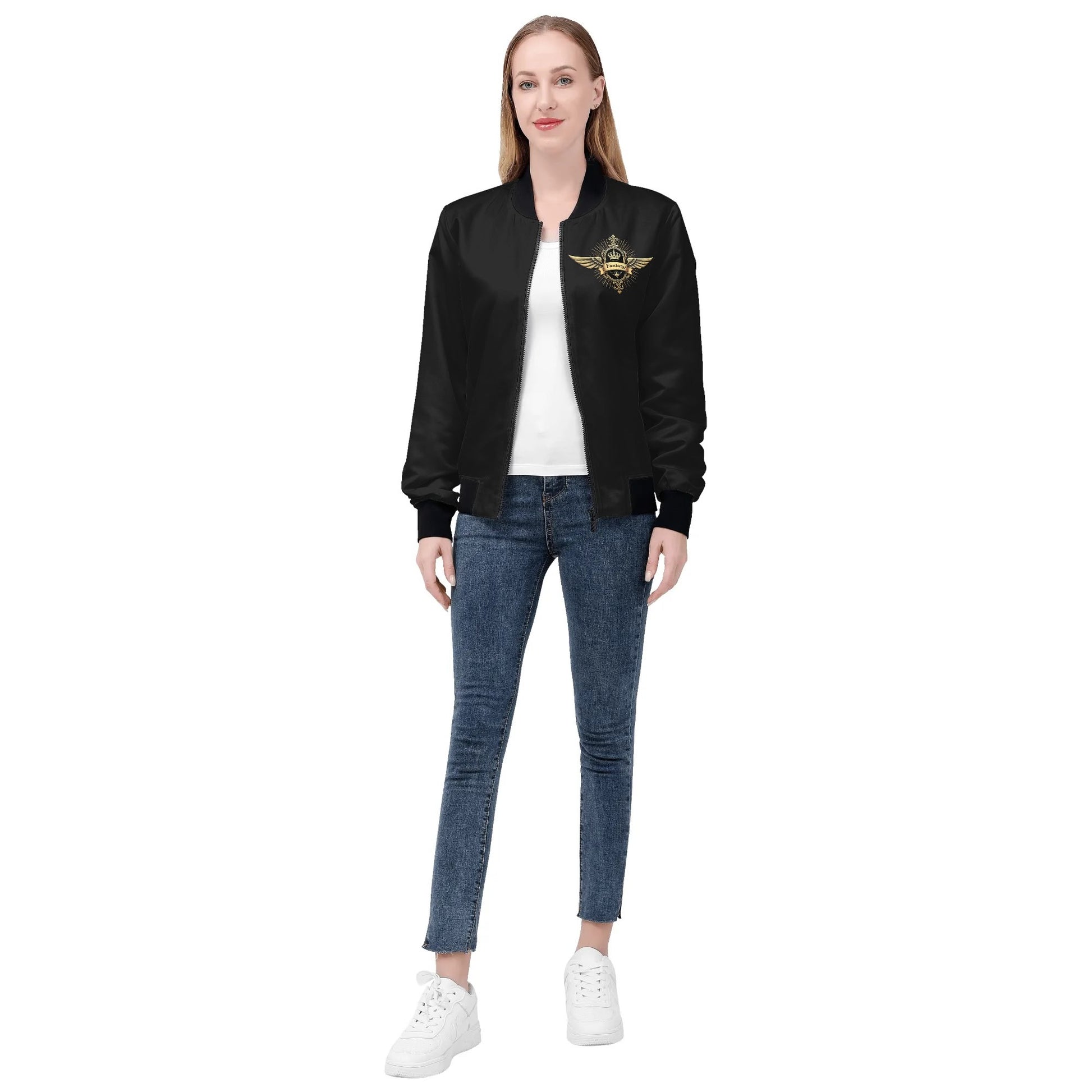 Premium Quality Fantasy Themed Bomber Jacket - Versatile All-Season Coat for Men and Women - Fashionable Gift Idea
