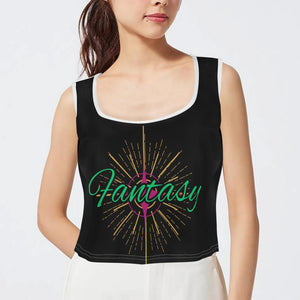Womens Fantasy Crop Tank Tops