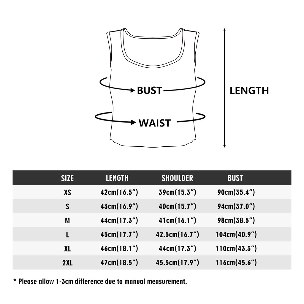 Womens Fantasy Crop Tank Tops